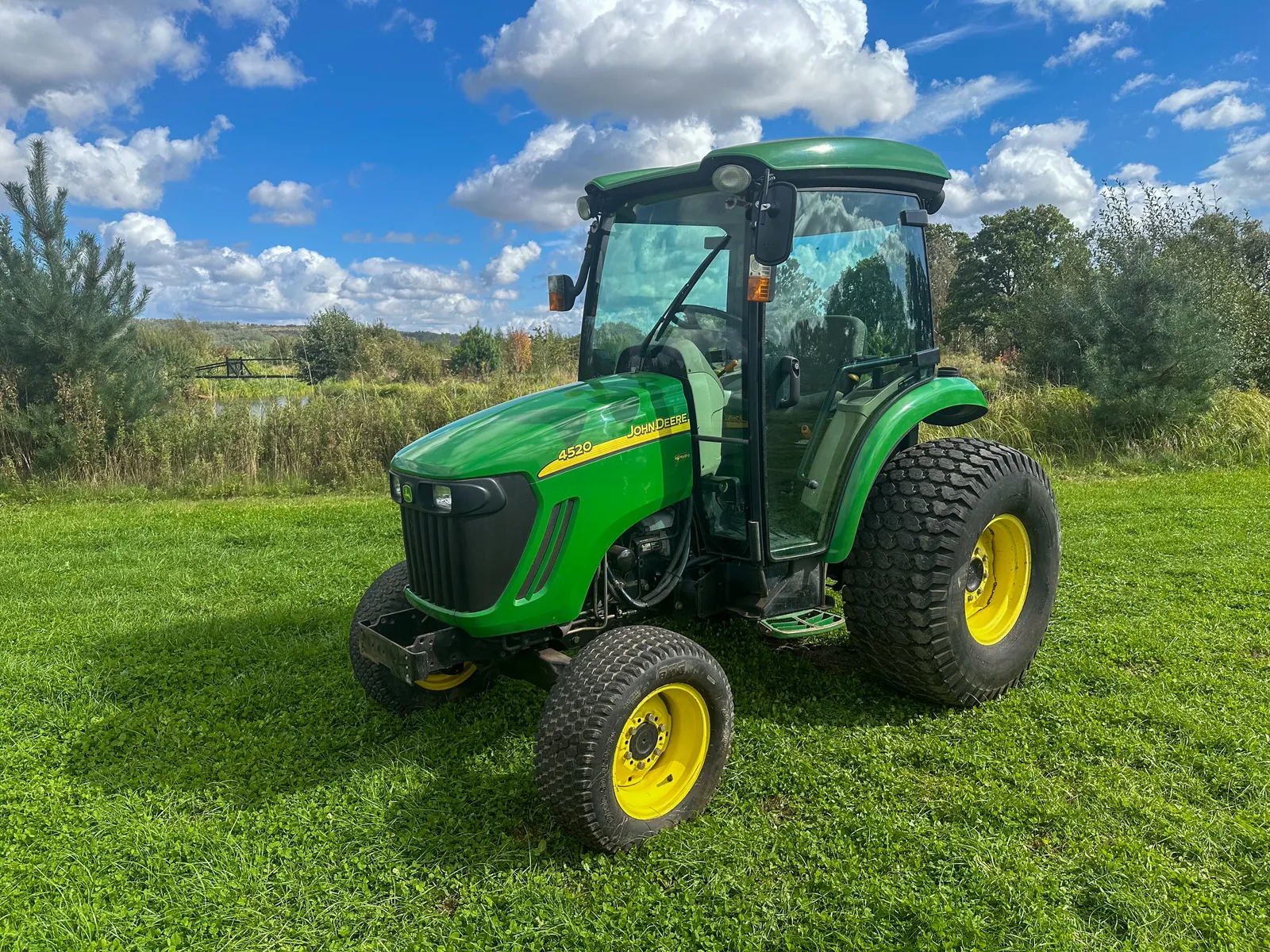 Used John Deere 4520 Compact Tractor with Cab