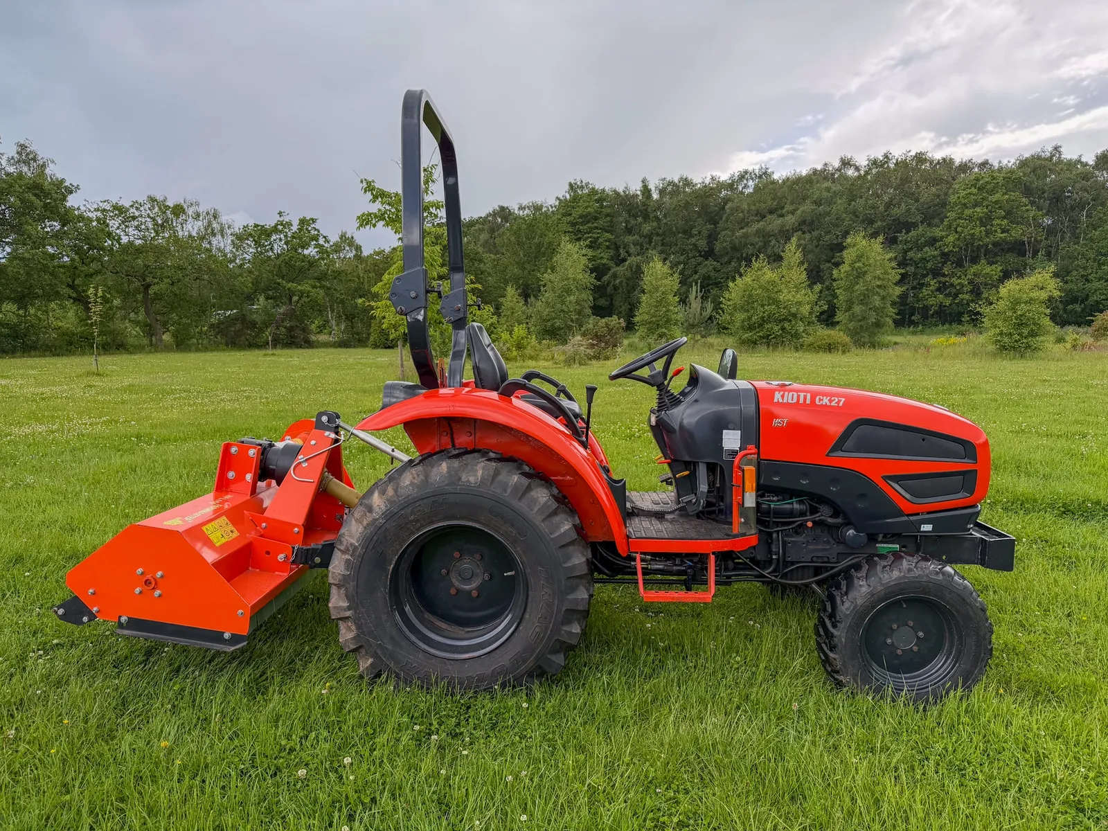 Used KIOTI CK27 Compact Tractor with New Flail Mower NO VAT