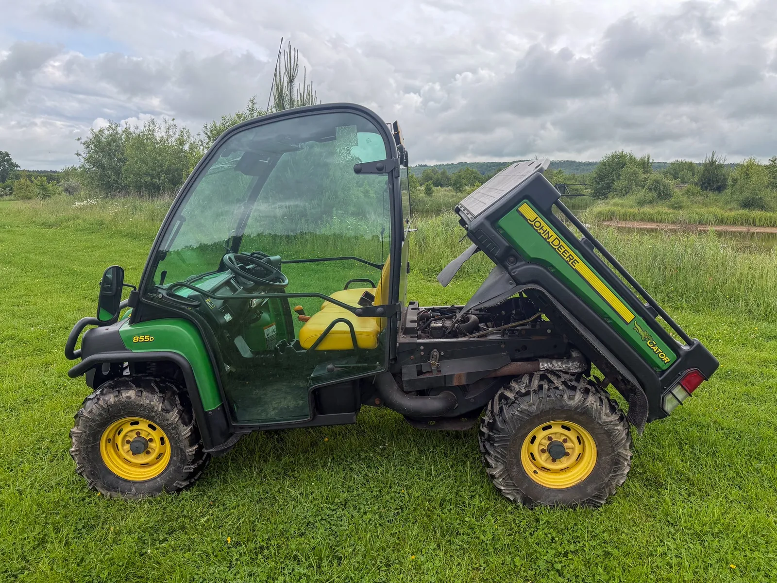 Used John Deere Gator 855D UTV with Heater